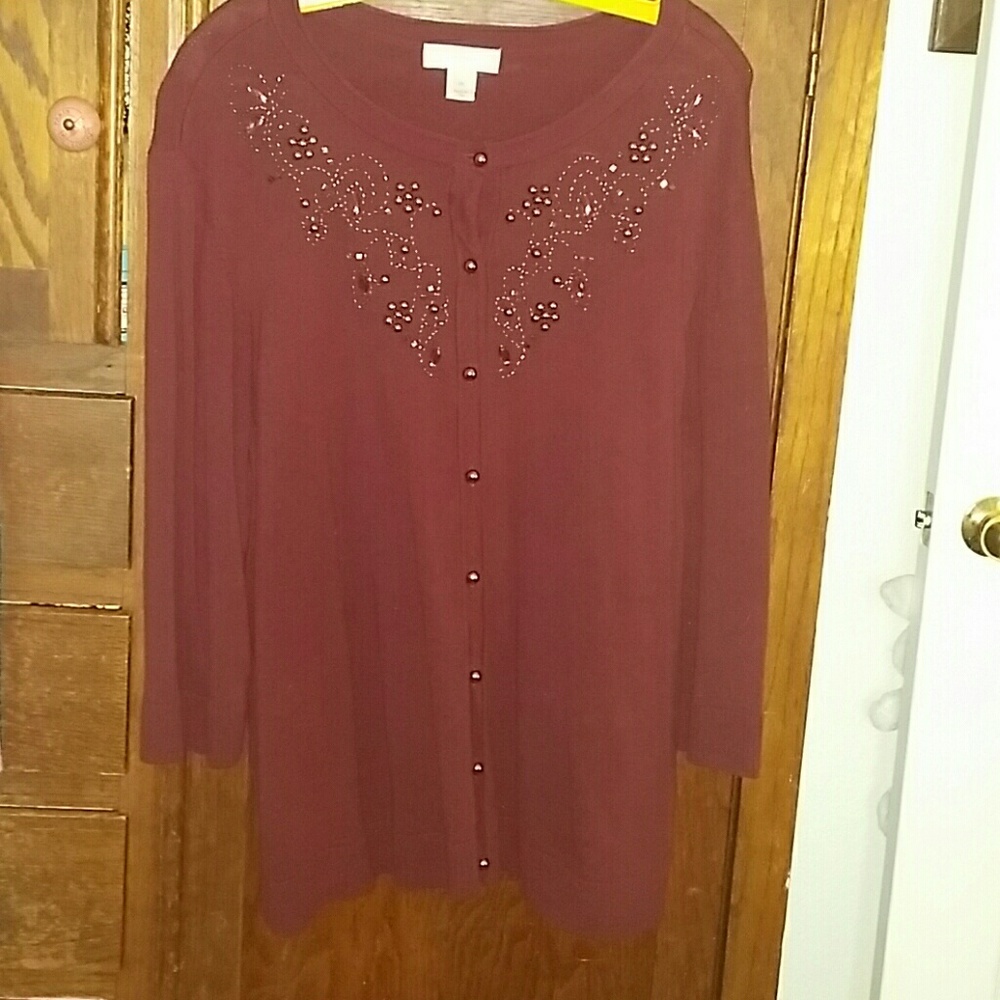 Beautiful Dark Merlot Sweater